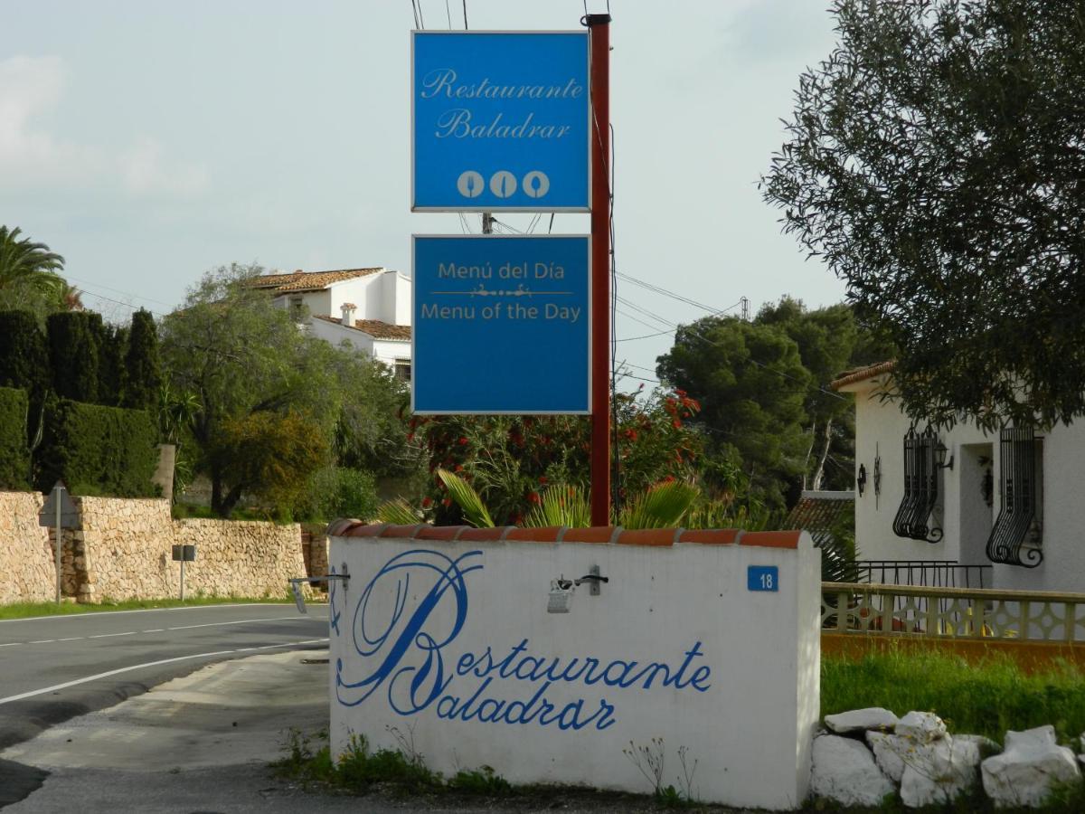 Hotel Restaurant Baladrar Benissa Exteriör bild